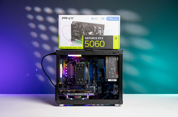 PC MINI AMD GAMING PRO Ryzen 5 8400F - RTX 5060 8GB BLACK