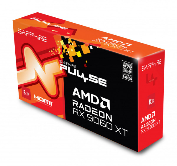Card màn hình SAPPHIRE PULSE AMD RADEON RX 9060 XT GAMING 8GB