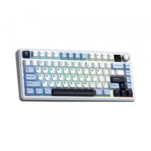 Bàn phím cơ AULA F75 MAX Glacier Blue Reaper switch
