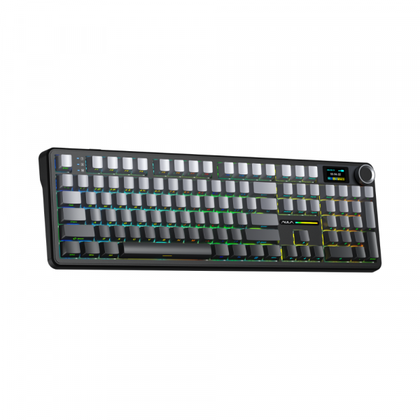 Bàn phím cơ AULA F108 Pro Black Gradient Nimbus switch