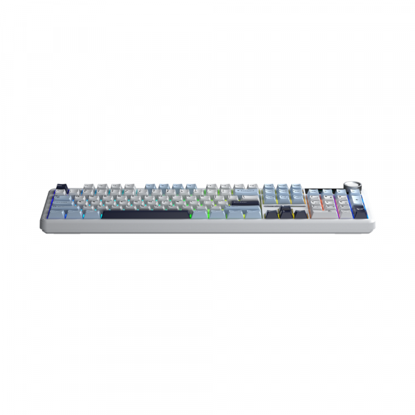 Bàn phím cơ AULA F108 Pro Glacier Blue Reaper switch