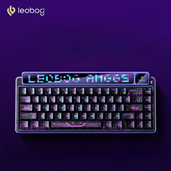 Bàn Phím Cơ Leobog AMG65 (Hot-swap | Led RGB | Màn hình | 3-Mode)