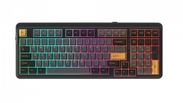 Bàn phím cơ DareU EK98 Pro Triple Mode Black Golden DareU Cloud switch
