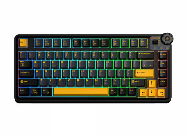 Bàn phím cơ AULA AU75 Golden 3 Mode Star Vector Switch