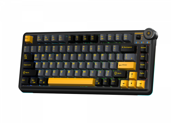 Bàn phím cơ AULA AU75 Golden 3 Mode Star Vector Switch