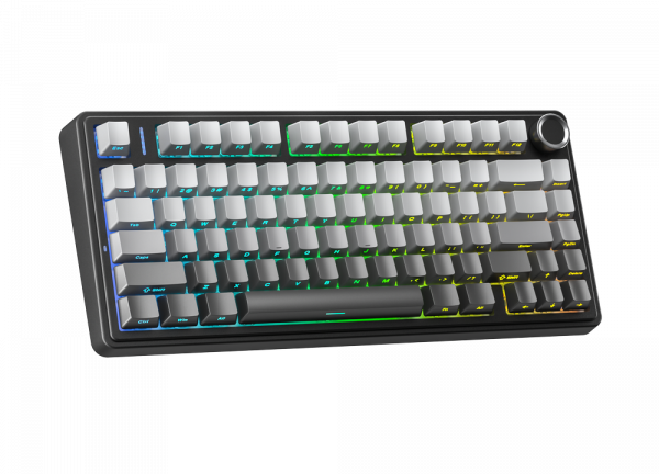 Bàn phím cơ AULA F75 3 Mode Black Gradient Reaper switch