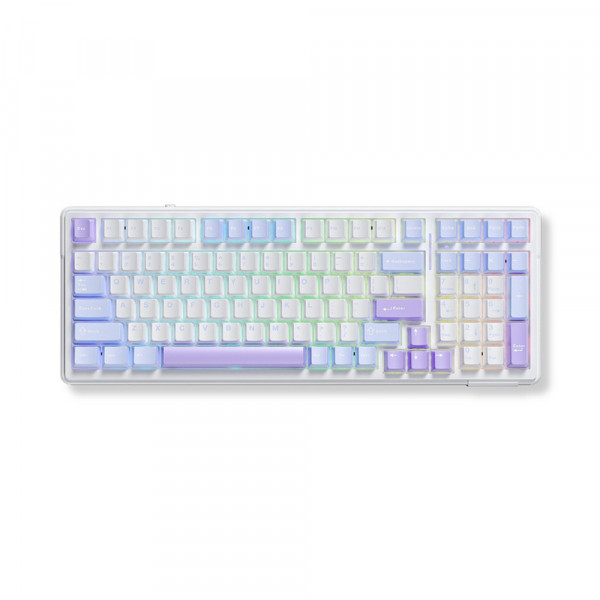 Bàn phím cơ AULA F99 3 Mode Starry Cloud Grey Wood V3 switch