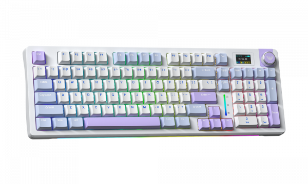 Bàn phím cơ AULA S98 Pro - 3 Mode Starry Cloud Paleo Dust switch