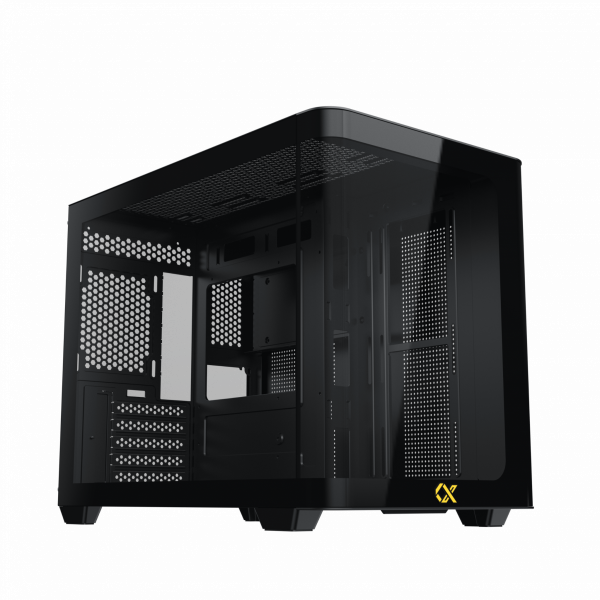 Vỏ Case XIGMATEK ALPHA - PANO M BLACK ( MATX, Màu Đen, Case Bể Cá)