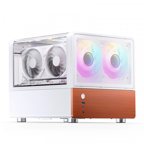 VỎ CASE JONSBO V12 WHITE (MATX, Màu Trắng)