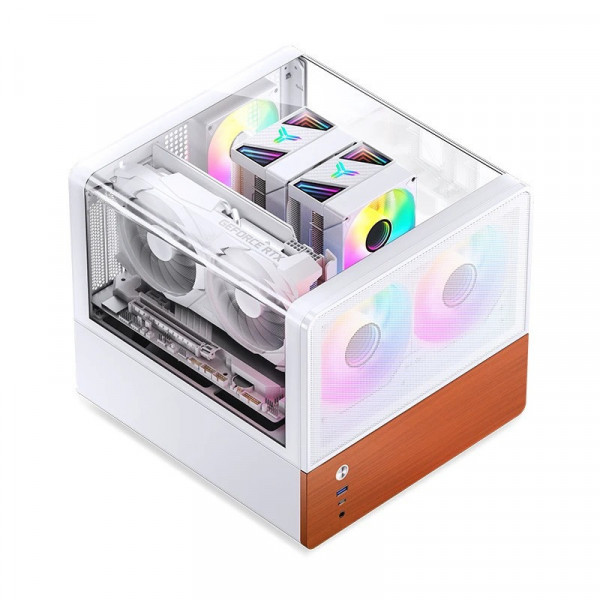 VỎ CASE JONSBO V12 WHITE (MATX, Màu Trắng)
