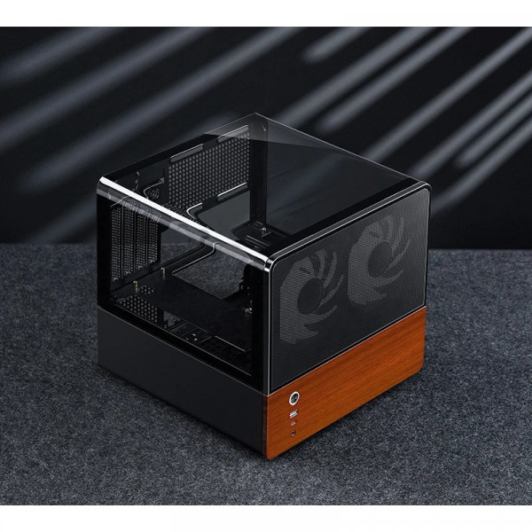 VỎ CASE JONSBO V12 BLACK (MATX, Màu Đen)