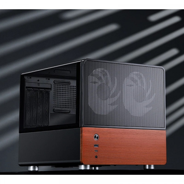 VỎ CASE JONSBO V12 BLACK (MATX, Màu Đen)