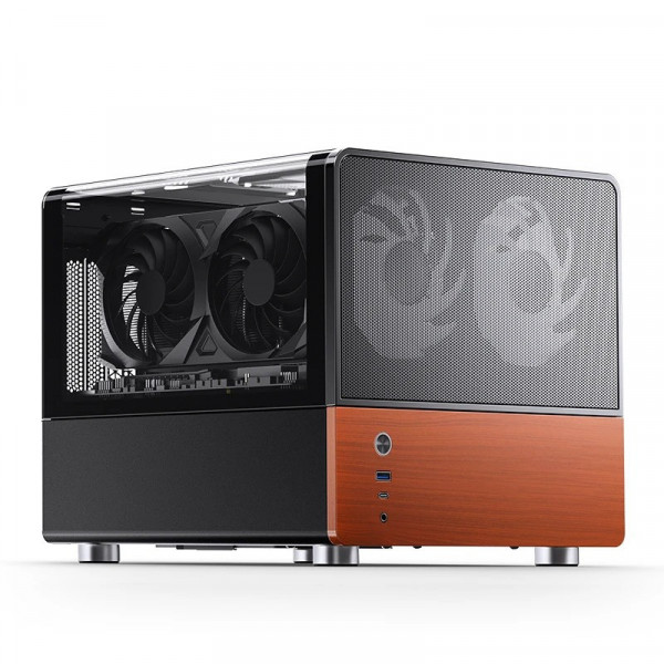 VỎ CASE JONSBO V12 BLACK (MATX, Màu Đen)