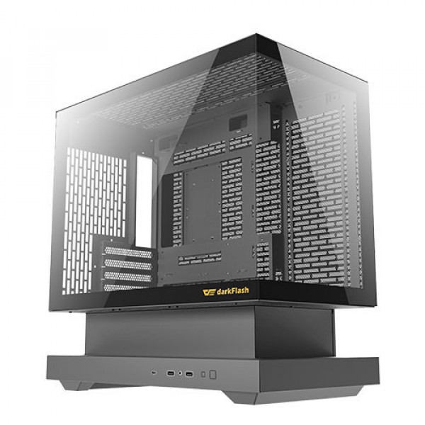Vỏ Case Darkflash Floatron F1 Black (M-ATX / Màu Đen)