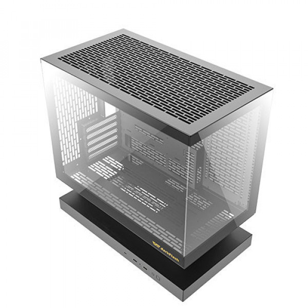 Vỏ Case Darkflash Floatron F1 Black (M-ATX / Màu Đen)
