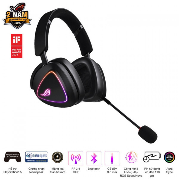 Tai nghe Gaming không dây ASUS ROG Delta II