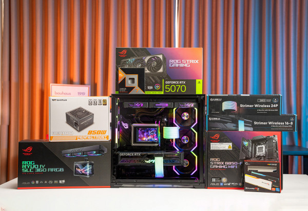 PC ROG GAMING SUPER LUXURY RYZEN 7 9800X3D - RTX 5070 12GB OC
