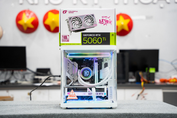 PC MINI GAMING LUXURY i5 14400F - RTX 5060 Ti 16GB OC WHITE