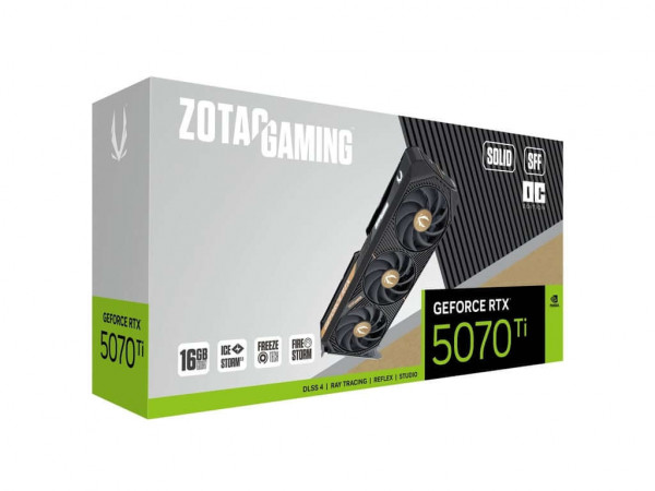 Card màn hình ZOTAC GAMING GeForce RTX 5070Ti SOLID SFF OC 16GB GDDR7