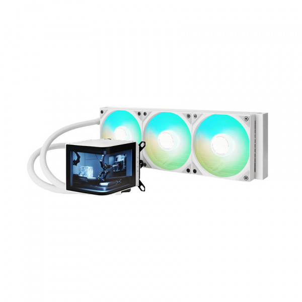 Tản nhiệt nước TRYX PANORAMA 360 ARGB WHITE (Màn AMOLED 6.5/Bơm ASETEK 8)
