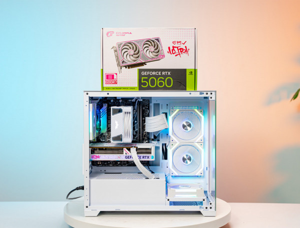 PC AMD GAMING PRO Ryzen 5 7500F - RTX 5060 8GB OC WHITE