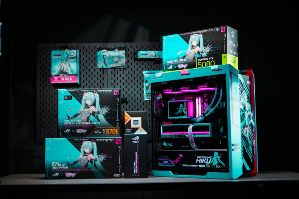 PC GAMING ASUS ROG HATSUNE MIKU EDITION (AMD Ryzen 9 9950X3D - RTX 5080 16GB OC)