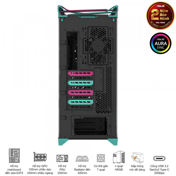 Vỏ Case Asus ROG Strix Helios II Hatsune Miku Edition