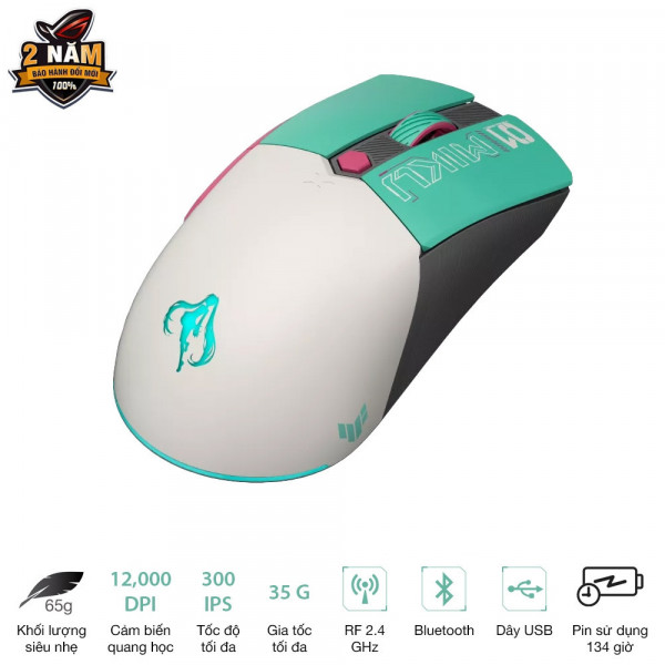 Chuột ASUS TUF GAMING Mini Wireless Hatsune Miku Edition