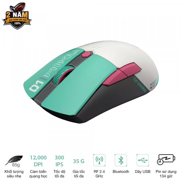 Chuột ASUS TUF GAMING Mini Wireless Hatsune Miku Edition