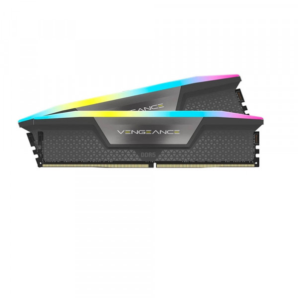 RAM PC CORSAIR VENGEANCE RGB 128GB (2x64GB) DDR5 6400Mhz (CMH128GX5M2B6400C42)