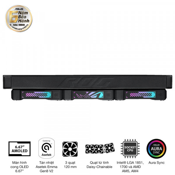 Tản Nhiệt Nước Asus ROG Ryuo IV SLC 360 ARGB