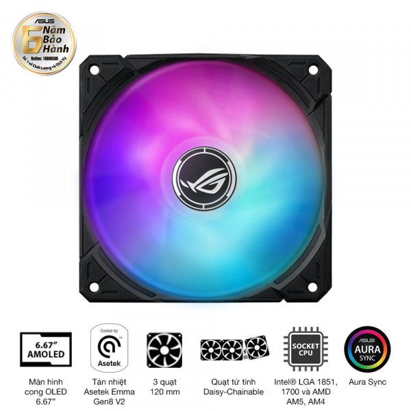 Tản Nhiệt Nước Asus ROG Ryuo IV SLC 360 ARGB