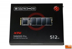 m2 PCIe Adata SX6000 XPG 512GB PCIe NVMe 3x2 (Doc 1000MB/s, Ghi 800MB/s)