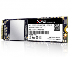 m2 PCIe Adata SX6000 XPG 128GB PCIe NVMe 3x2 (Doc 730MB/s, Ghi 660MB/s)