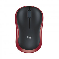 Mouse Logitech M185 Wireless Black/Gray/Red