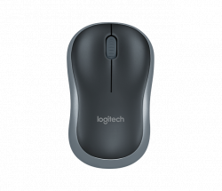 Mouse Logitech M185 Wireless Black/Gray/Red