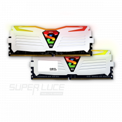 Ram GEIL SUPER LUCE RGB SYNC 8GB (1x8GB) 3000Mhz DDR4 White