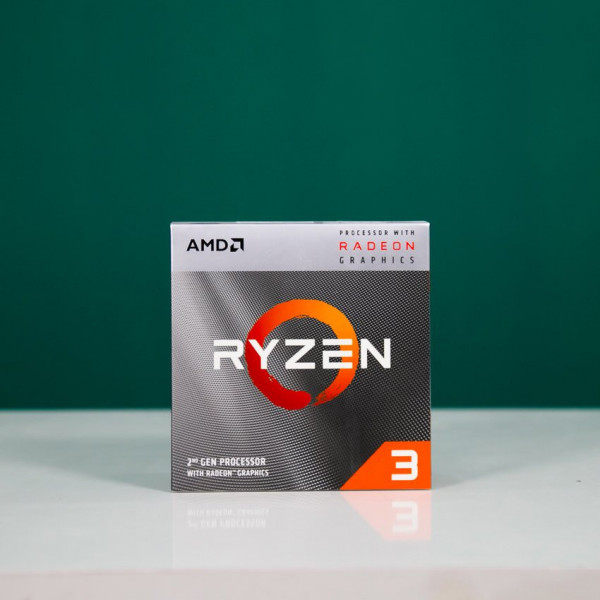 CPU AMD Ryzen 3 3200G, with Wraith Stealth cooler/ 3.6 GHz (4.0 GHz with boost) / 6MB / 4 cores 4 threads / Radeon Vega 8 /  65W / Socket AM4