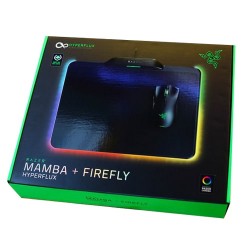 Chuột chơi game Razer Mamba Hyperflux Wireless + Mousepad Razer Fireflies Hyperflux
