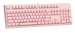 Bàn phím cơ E-DRA EK3104 Pink - Red switch