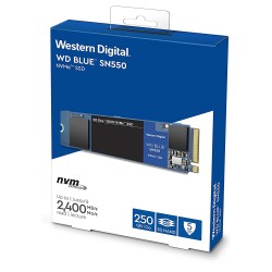 SSD Western Digital Blue SN550 PCIe Gen3 x4 NVMe M.2 250GB WDS250G2B0C