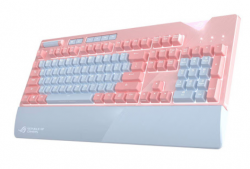 Bàn phím cơ ASUS Strix Flare PNK Ltd (Fullsize/Cherry MX Red) (Xám, Hồng)