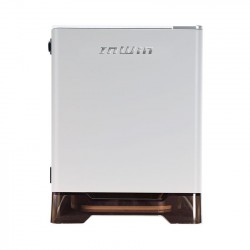 Vỏ case InWin A1 Plus White QI Charger - Full Side Tempered Glass Mini ITX ( Mini Tower/Màu Trắng)