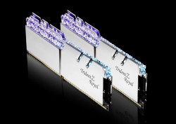 RAM Desktop Gskill Trident Z Royal (F4-3200C16D-16GTRG) 16GB (2x8GB) DDR4 3200Mhz Silver