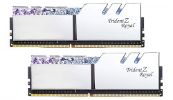 RAM Desktop Gskill Trident Z Royal (F4-3200C16D-16GTRG) 16GB (2x8GB) DDR4 3200Mhz Silver