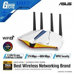 Bộ định tuyến ASUS RT-AX82U GUNDAM EDITION - AX5400 Dual Band WiFi 6 Gaming Router