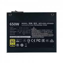 Nguồn máy tính Cooler Master 650W V SFX Gold   (80 Plus Gold/Màu Đen)