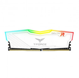Ram TEAMGROUP T-Force DELTA RGB 16GB (1x16GB) DDR4 3200MHz (Trắng)