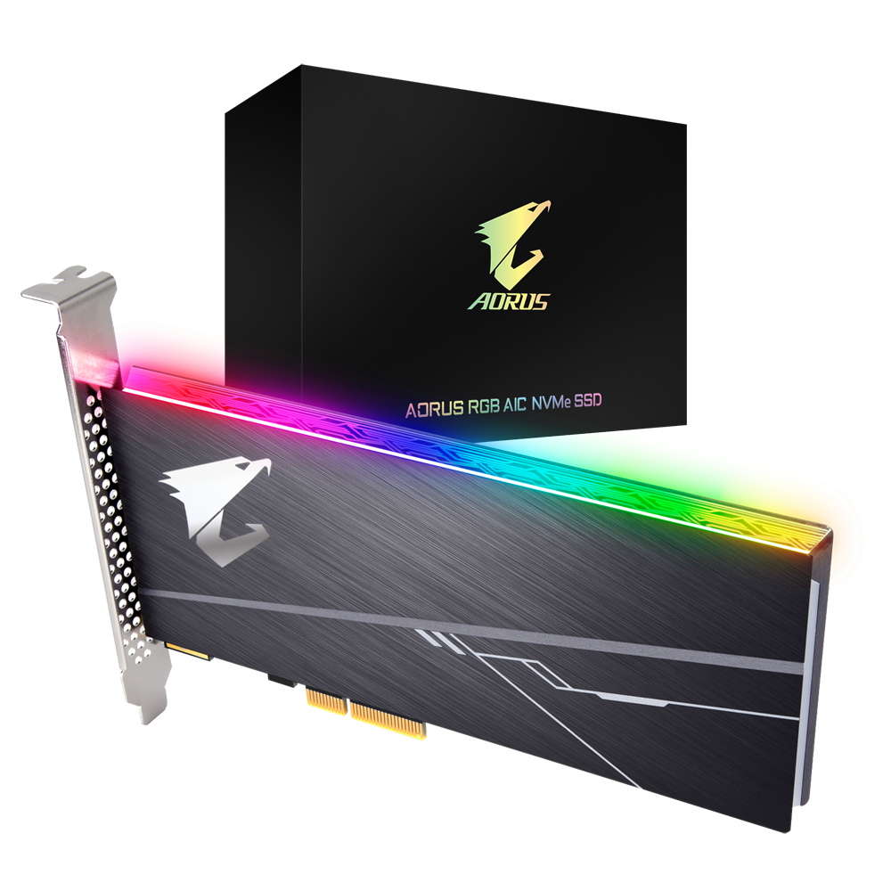 Ổ cứng SSD Gigabyte Aorus RGB AIC 512GB NVMe PCIex Gen3 x4